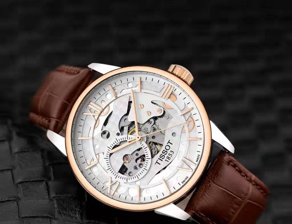 Tissot Fully Automatic Gold Bezel Men's Watch