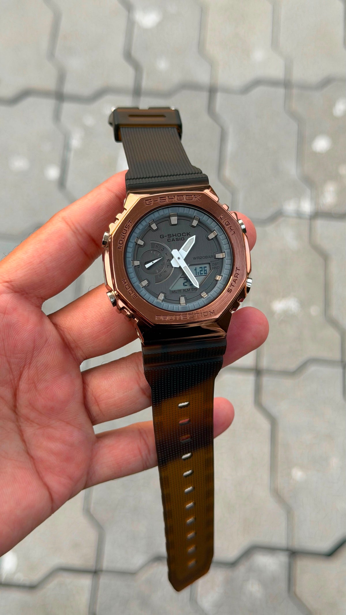 G-Shock Brown Dial Brown Bezel Brown Strap Watch