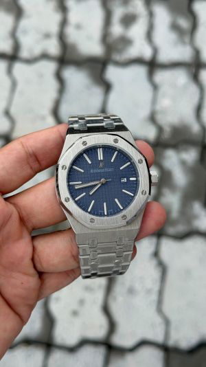 Audemars Piguet Royal Oak Blue Stainless Steel Watch