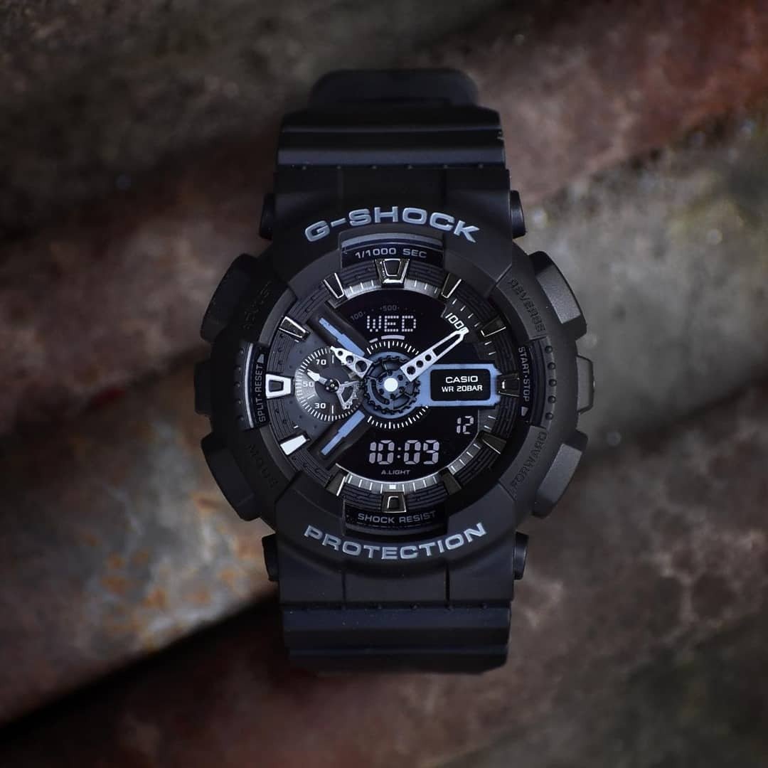 Casio G-Shock Full Black Rubber Strap Men's Watch