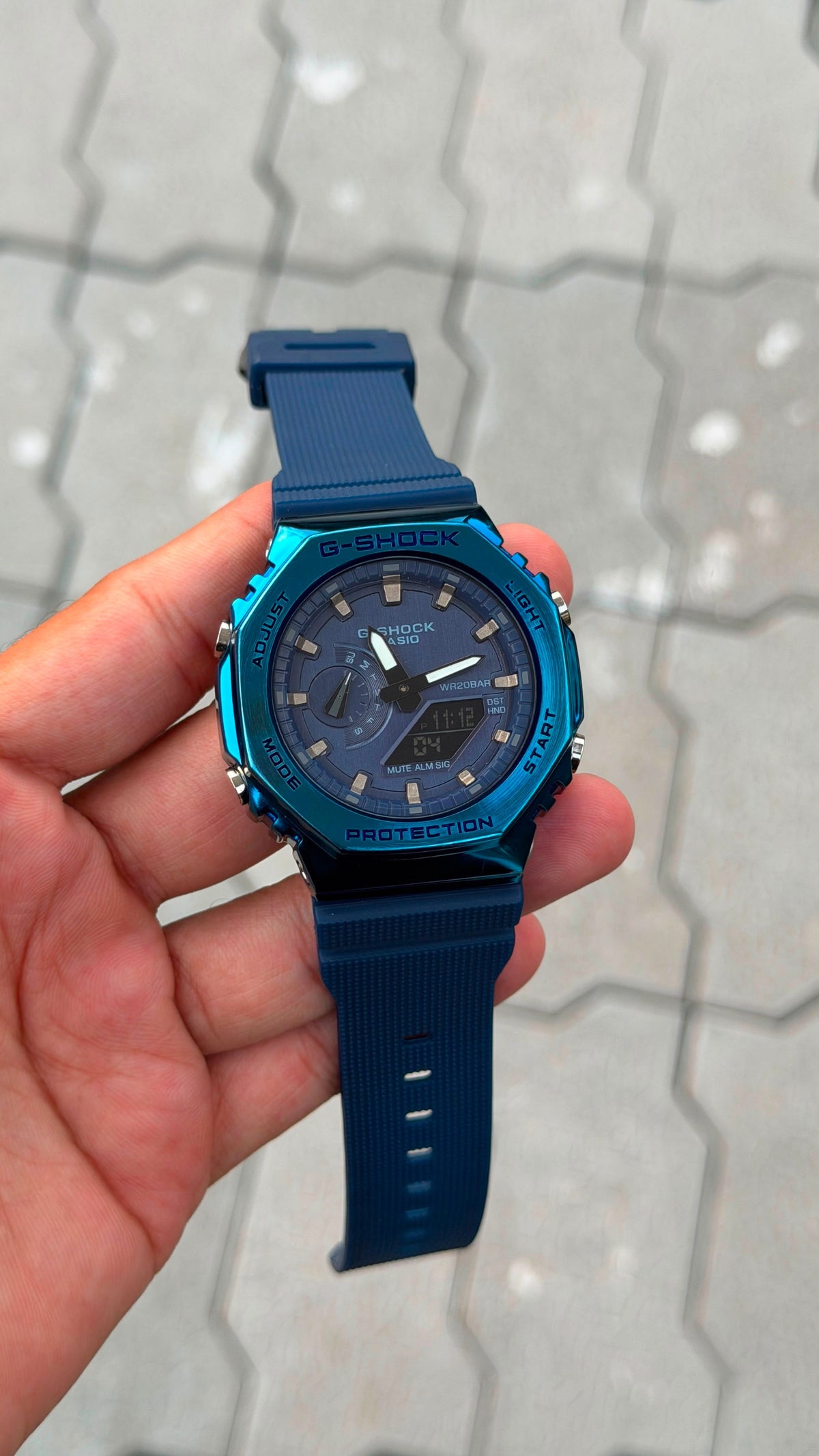 G-Shock Blue Dial Blue Bezel Blue Strap Watch