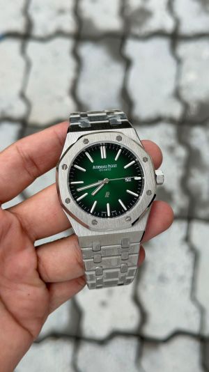 Audemars Piguet Royal Oak Green Stainless Steel Watch