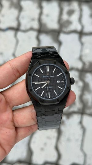 Audemars Piguet Royal Oak Black Stainless Steel Watch