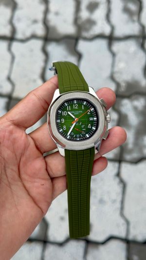 Patek Philippe Aquanaut Green Silicone Watch